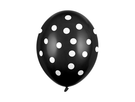 Balony 30cm, Piłkarz i piłki, Pastel White (1 op. / 6 szt.)