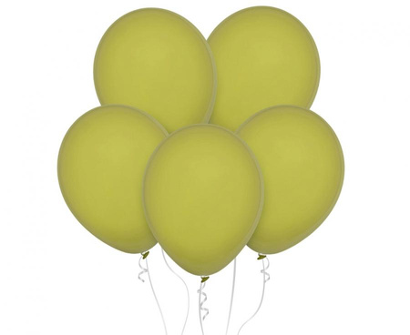 #BL Balony Decomex 18", pastel Olive, 25 szt.