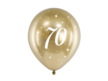Balony Rainbow 30cm metalizowane, granat (1 op. / 100 szt.)