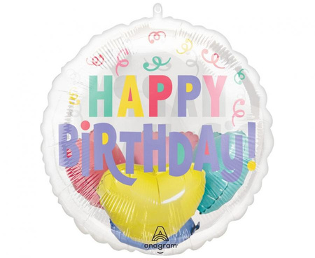 #BFK Balon foliowy Insider Pastel confetti birthday