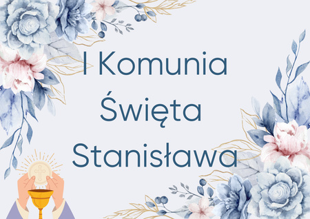 Opłatek na TORT PIERWSZA KOMUNIA ŚWIĘTA WZ.X