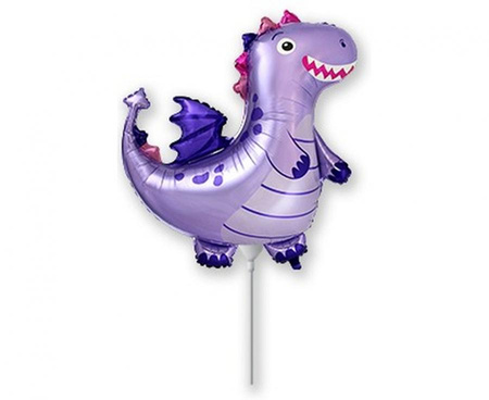 #BFK Balon foliowy 14" FX - Smok liliowy, niepakowany