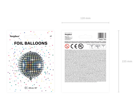 Balon foliowy Happy Birthday, 340x35cm, różowe złoto