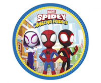 #ZTA Talerzyki papierowe Spidey & His Amazing Friends, next generation, 23cm, 8 szt. (plastic-free)