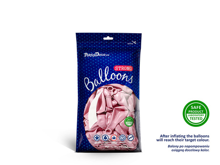 Balony Strong 12cm, Metallic Candy Pink (1 op. / 100 szt.)
