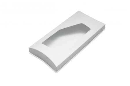 Pudełko na czekoladę 16,5x8,5x1,7 cm BIAŁE