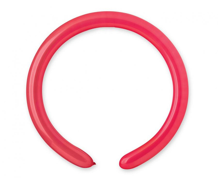 #BL Balony D4 - Rurki włoskie czerwone 05/ 100 szt.