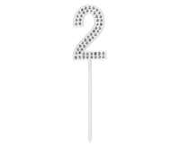 #DETO Piker diamentowy na tort 2, 2,5 x 10, 5 cm
