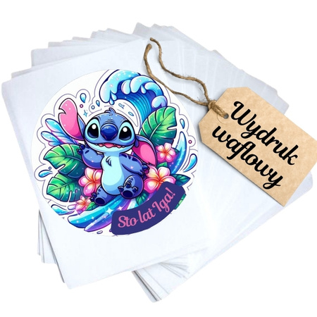 Opłatek na tort LILO I STICH WZ. VIII
