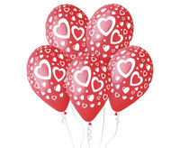 #BL Balony Premium Serduszka, 12 cali / 5 szt.