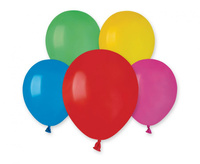 #BL Balony A50 pastel 5" - różnokolorowe 80/ 100 szt.