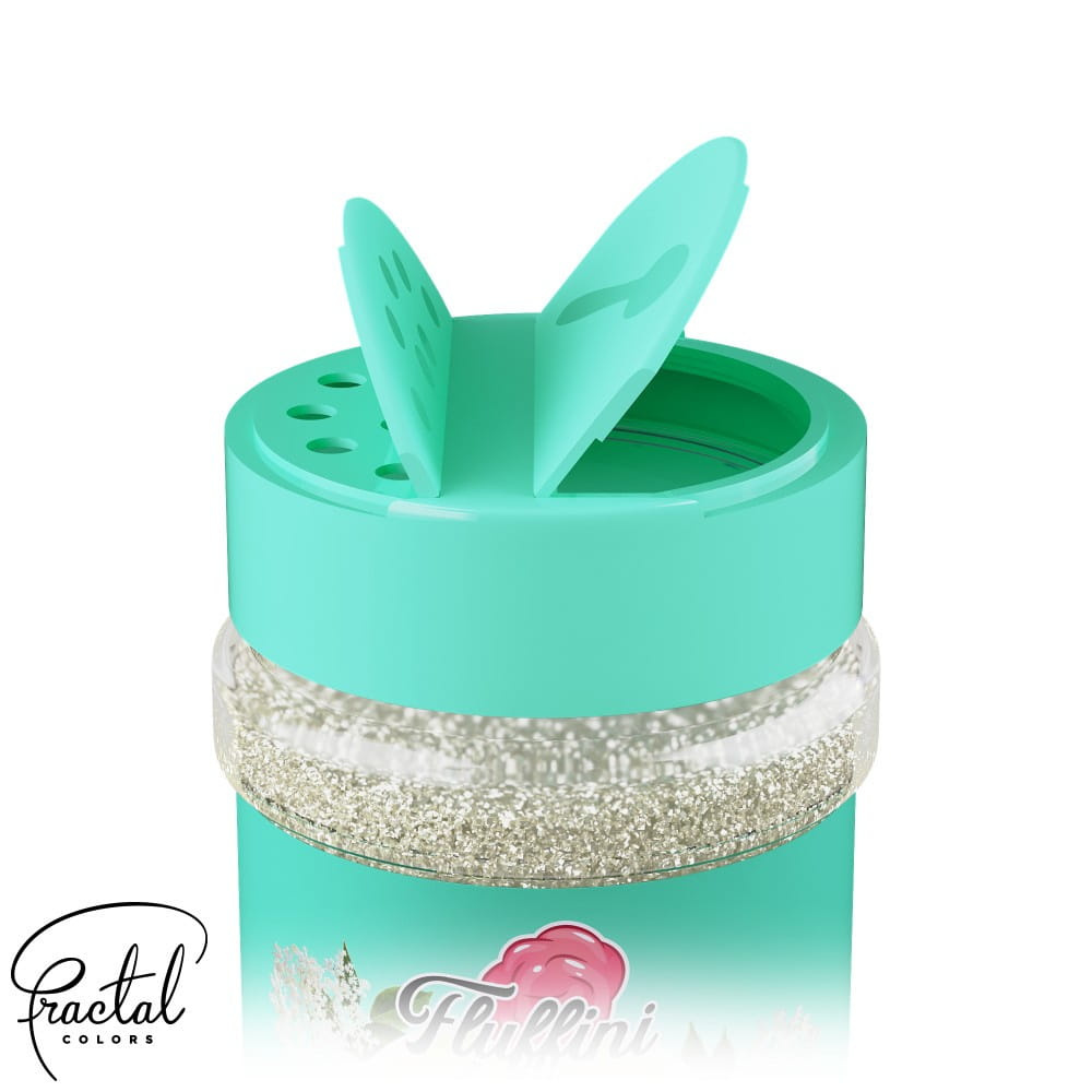 Praktyczne zamknięcie opakowania smakowego cukru do waty cukrowej Fractal Colours