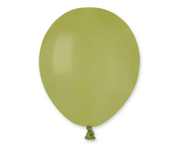 #BL Balony A50 pastel 5" - zielone oliwkowe 98/ 100 szt.