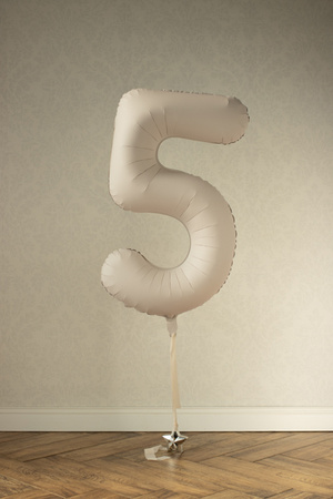 Balon foliowy Cyfra ''7'', 86cm, butelkowa zieleń
