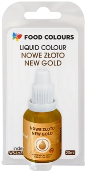 Barwnik w płynie ZŁOTY BEZ E171 20 ml Food Colours