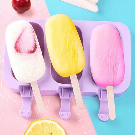 Forma silikonowa do lodów cakesicles KLASYCZNA 19x14 cm