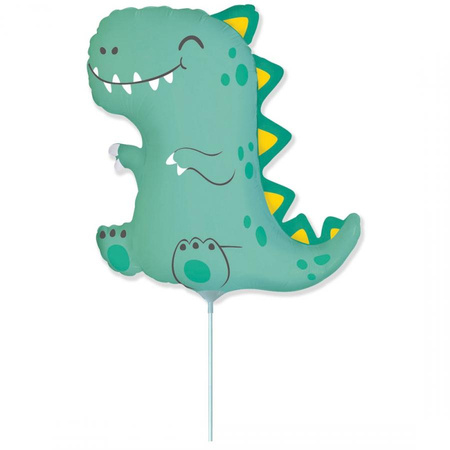 #BFK Balon foliowy 14" FX - Mały Dino - Rex, niepakowany