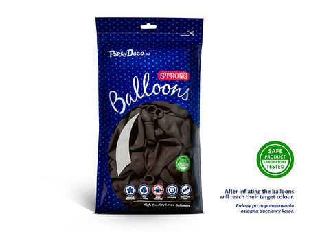 Balony Strong 27cm, Pastel Black (1 op. / 100 szt.)