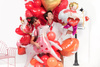 Balony 10'' Serca, Pastel czerwony (1 op. / 100 szt.)