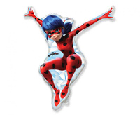 #BFK Balon foliowy 14"  FX - Miraculous - Ladybug, niepakowany