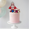 Topper na tort 15x7,5 cm SUPER BABCIA DZIEŃ BABCI WZ.III