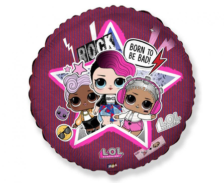 #BFK Balon foliowy 18" FX - LOL: Born To Be Bad, niepakowany