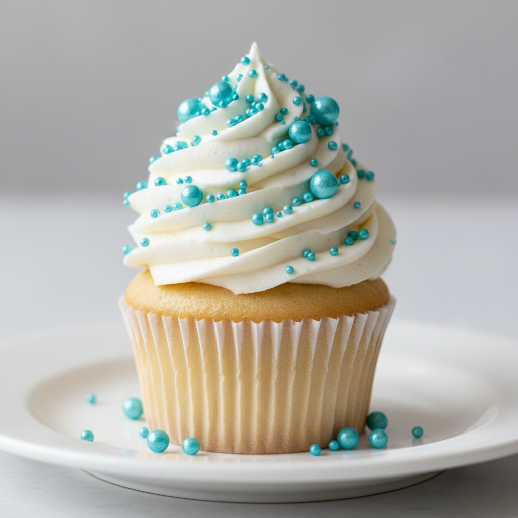 Zbliżenie posypki cukrowej BLUE BUBBLES mix 100 g – struktura i kolory