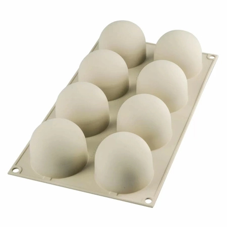 Forma silikonowa, kule DOLCE TARTUFO 62x52 mm, 960 ml 8 gniazd Silikomart