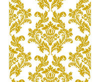 #ZSE Serwetki papierowe White&Gold Wallpaper, 33 x 33 cm, 20 szt.