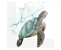#ZSE Serwetki papierowe Sea Turtle Decorata, rozm. 33 x 33 cm, 20 szt. KK
