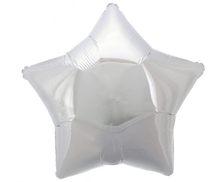#BFK Balon foliowy JUMBO FX - Gwiazda (srebrna), niepakowany