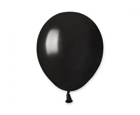 #BL Balony AM50 metal 5" - czarne 65/ 100 szt.