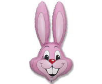 #BFK Balon foliowy 24" FX - Rabbit (jasnoróżowy), pakowany