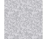 #ZSE Serwetki papierowe Wallpaper Ornament Silver, 33 x 33 cm, 20 szt.