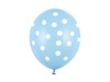 Balony 30cm, Dinozaury, Pastel Pure White (1 op. / 6 szt.)