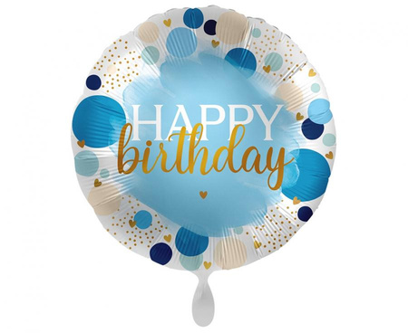 #BFK Balon Foliowy Lucky Birthday S40,45 cm zapakowany