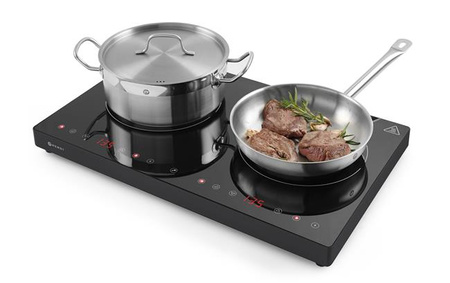 Podwójna kuchenka indukcyjna 2000W + 1500W Black Line Wariant podstawowy