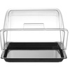 Witrynka roll-top, HENDI, GN 1/2, czarny, 325x265mm, Prostokątny Wariant podstawowy