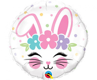 #BFK Balon foliowy 18 cali QL RND Króliczek KK