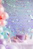 Balony foliowe do girland Kredki, mix, 7x30 cm