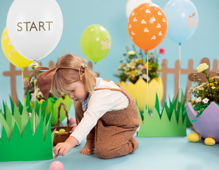 Świeczka urodzinowa Cyferka 1,  jasny różowy, 9.5cm