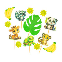 Figurki na tort SAFARI 2D Ditarte
