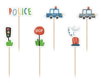 #DEI Pikery Police, 6 szt.