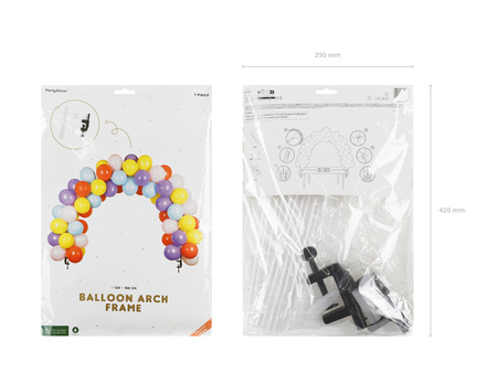Balony foliowe do girland Stokrotki, średnica 65 cm, mix (1 op. / 4 szt.)