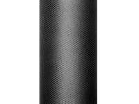 Tiul gładki, czarny, 0,3 x 9m (1 szt. / 9 mb.)