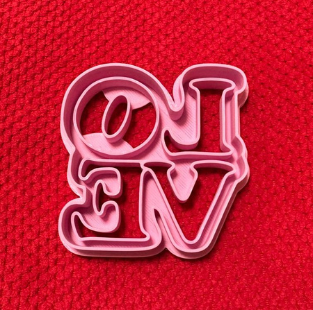 Foremka do tworzenia dekoracji LOVE WZ.I KicCake