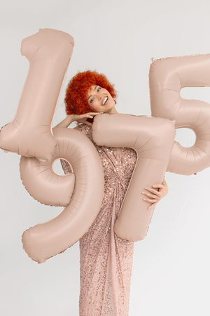 Balon foliowy Koparka, mix, 49x76,5 cm