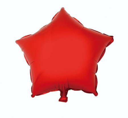 #BFK Balon foliowy B&C "Gwiazda", czerwona, 19" KK