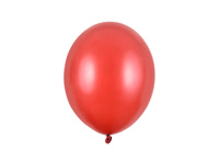 Balony Strong 27cm, Metallic Poppy Red (1 op. / 100 szt.)