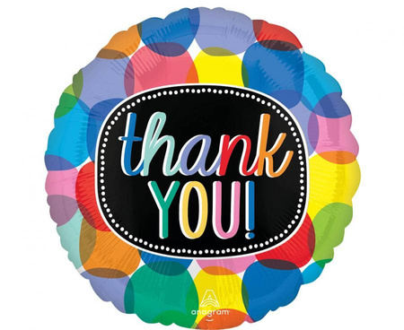 #BFK Balon foliowy 18" SHP -  Bubbly thank you